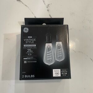 GE Vintage Style LED Bulbs